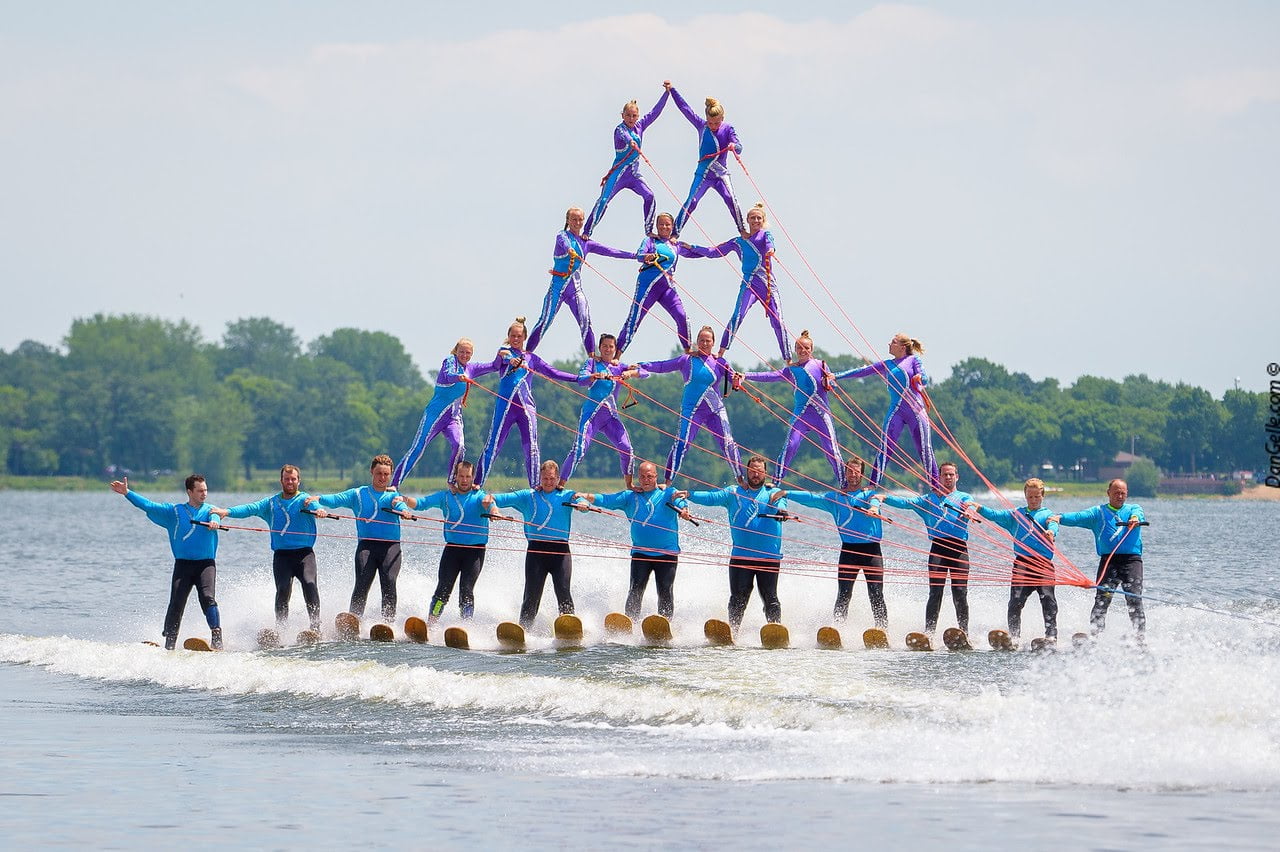 Little Crow Ski Team Show on the Crow River